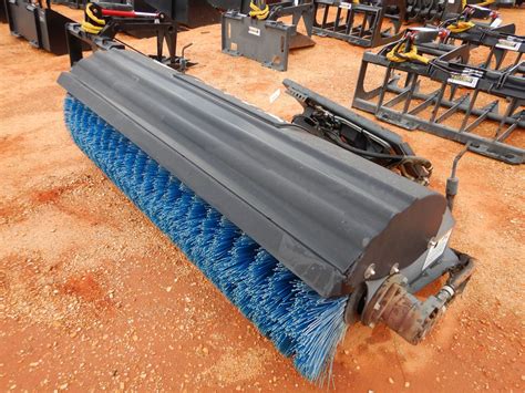 angle broom for skid steer|bobcat skid steer broom attachment.